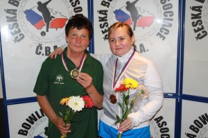 Sylva Šlechtová a Jana Lébrová, mistryně ČR dvojic 2013 v kategorii žen.